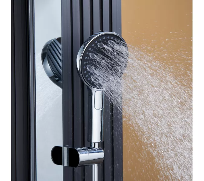 Встроенная душевая система Black&White GH-9025C, Выбрать цвет: Хром, изображение 14