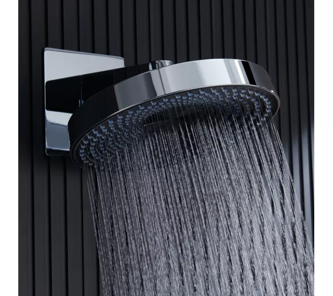 Встроенная душевая система Black&White GH-9025C, Выбрать цвет: Хром, изображение 16