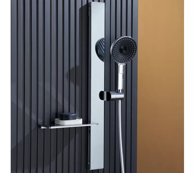 Встроенная душевая система Black&White GH-9025C, Выбрать цвет: Хром, изображение 5