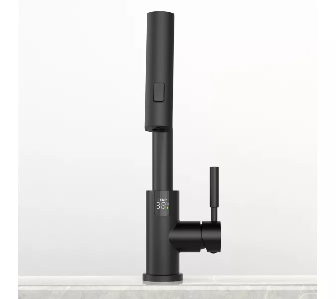 Смеситель для раковины Black&White SD3028B, Выбрать цвет: Черный, изображение 6