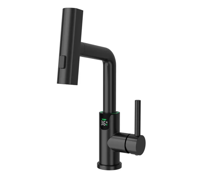 Смеситель для раковины Black&White SD3028B, Выбрать цвет: Черный, изображение 9