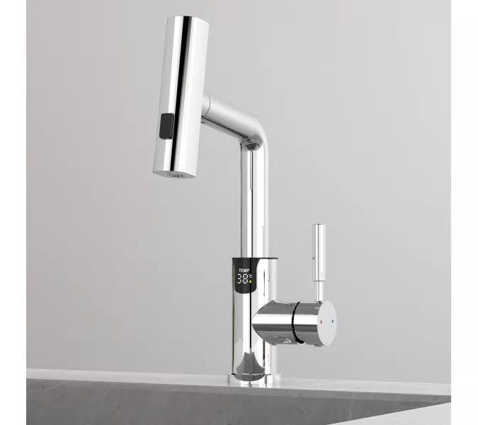 Смеситель для раковины Black&White SD3028C, Выбрать цвет: Хром