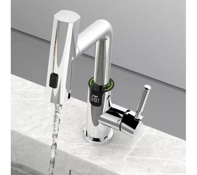 Смеситель для раковины Black&White SD3028C, Выбрать цвет: Хром, изображение 3