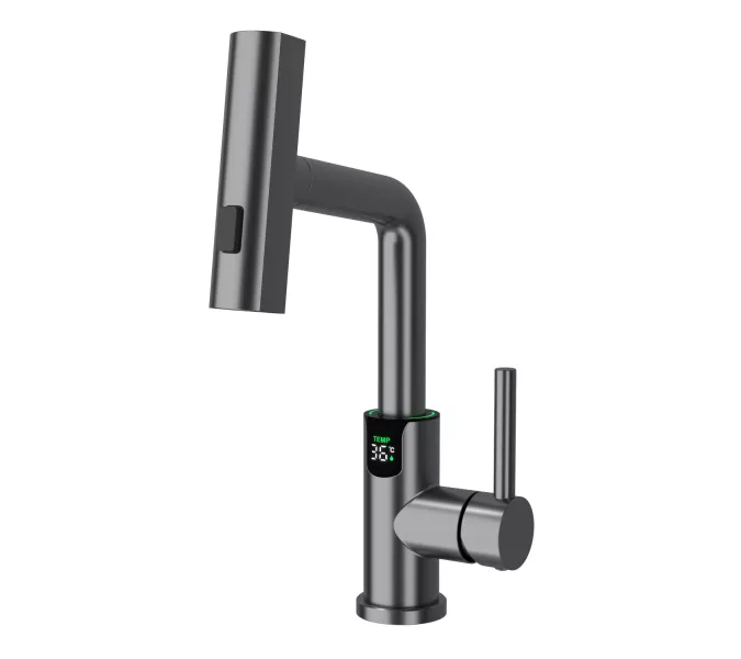 Смеситель для раковины Black&White SD3028GM, Выбрать цвет: Оружейная сталь, изображение 11