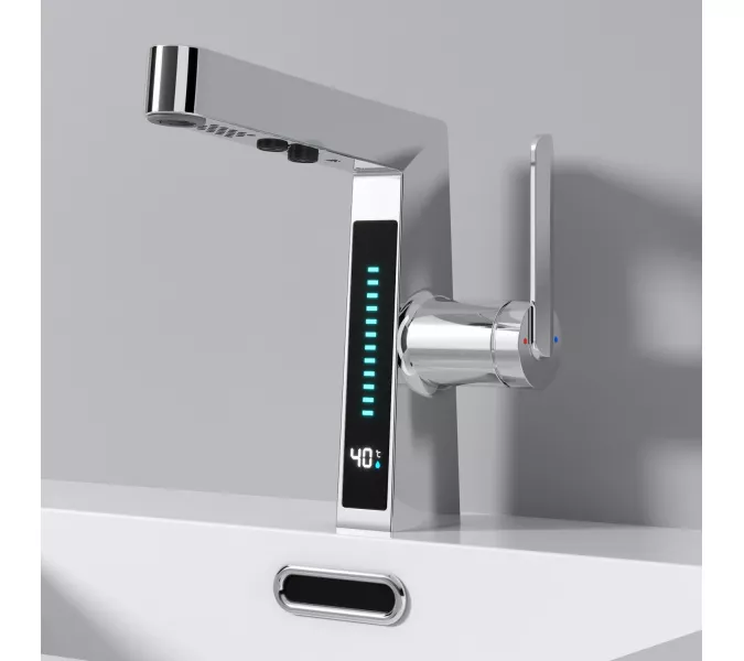 Смеситель для раковины Black&White SD3029C, Выбрать цвет: Хром