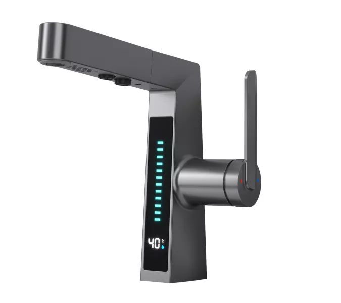 Смеситель для раковины Black&White SD3029GM, Выбрать цвет: Оружейная сталь, изображение 11