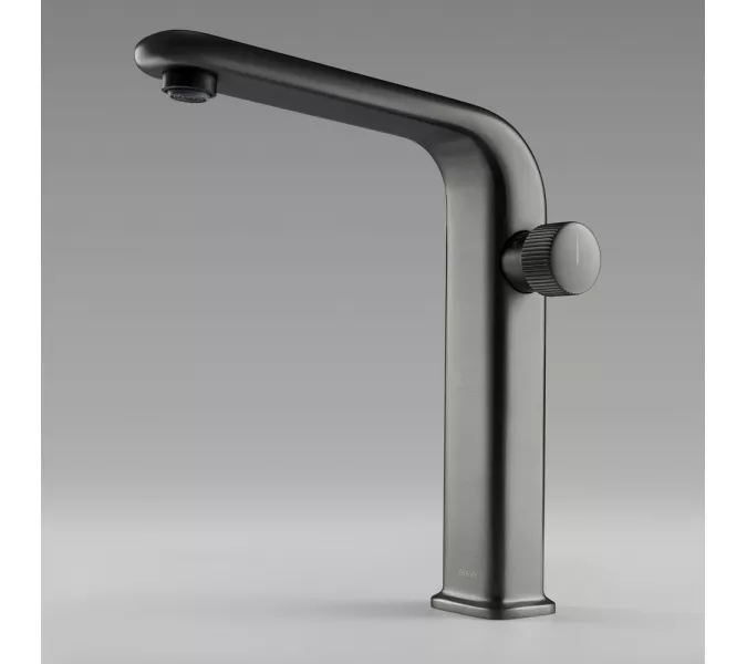 Смеситель для раковины Black&White U7640GM, Выбрать цвет: Оружейная сталь