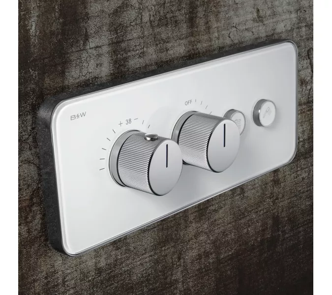 Встроенная душевая система Black&White U7646, Выбрать цвет: Хром, изображение 3