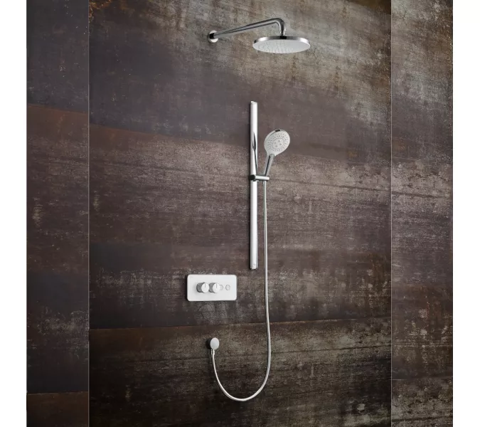 Встроенная душевая система Black&White U7646, Выбрать цвет: Хром