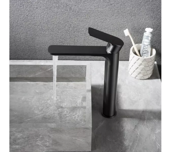 Смеситель для раковины Black&White UK8302B, изображение 2