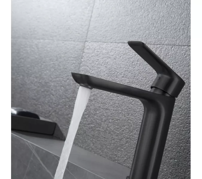 Смеситель для раковины Black&White UK8302B, изображение 5