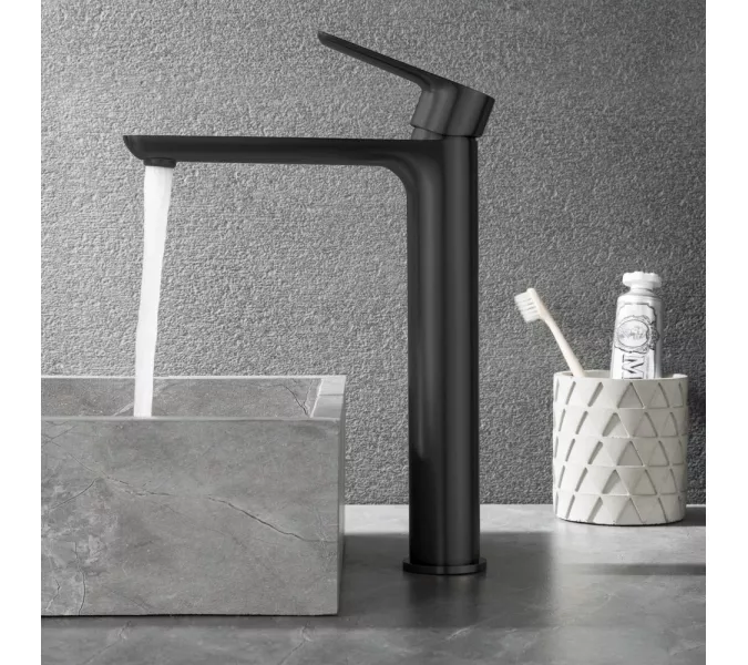 Смеситель для раковины Black&White UK8302B, изображение 6