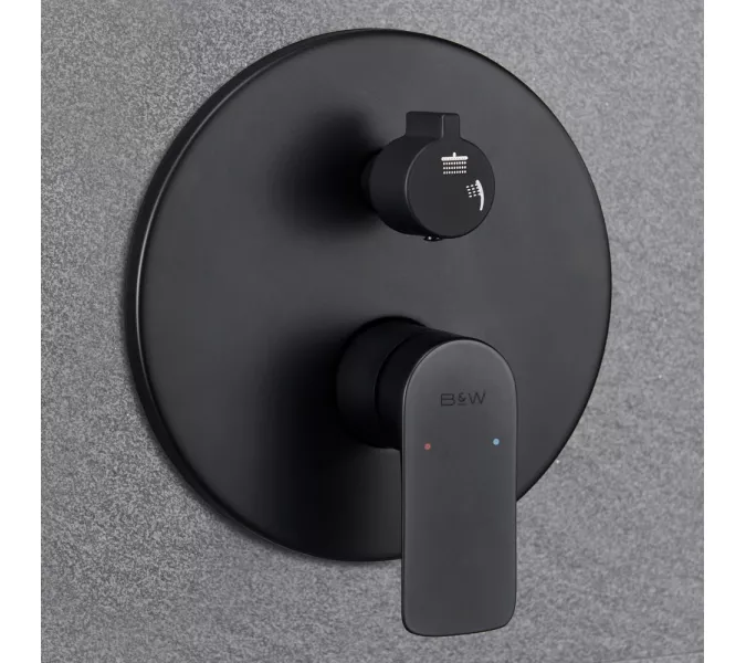 Встроенная душевая система Black&White UK8311B, изображение 3