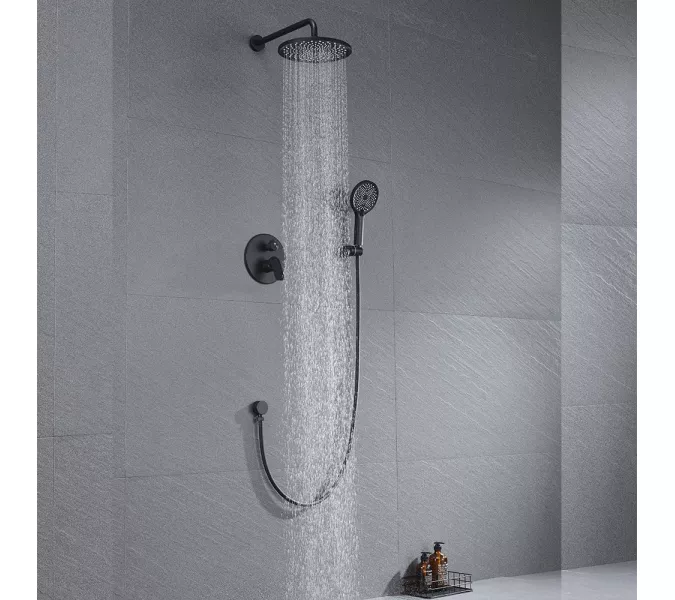 Встроенная душевая система Black&White UK8311B, изображение 2