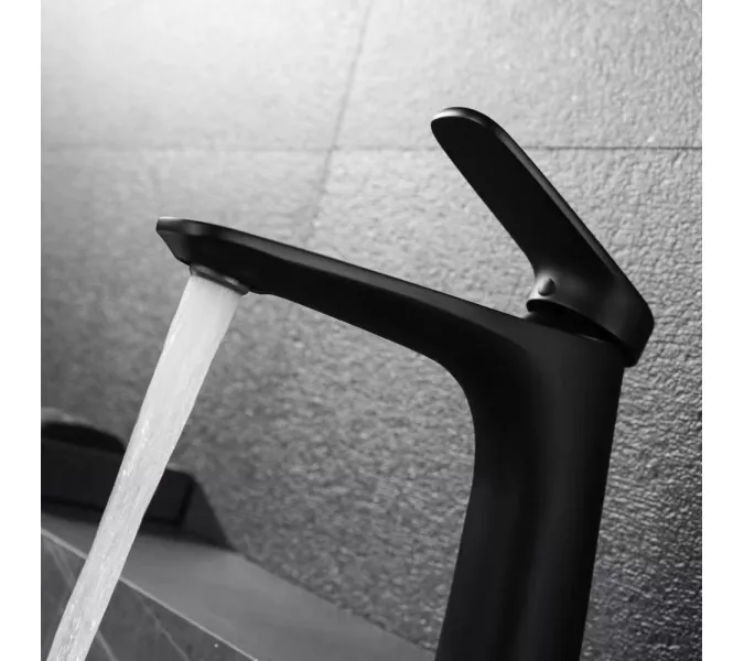 Смеситель для раковины Black&White UK8701MG, Выбрать цвет: Черный, изображение 7