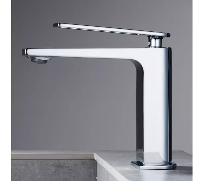 Смеситель для раковины Black&White UK9901C, Выбрать цвет: Хром