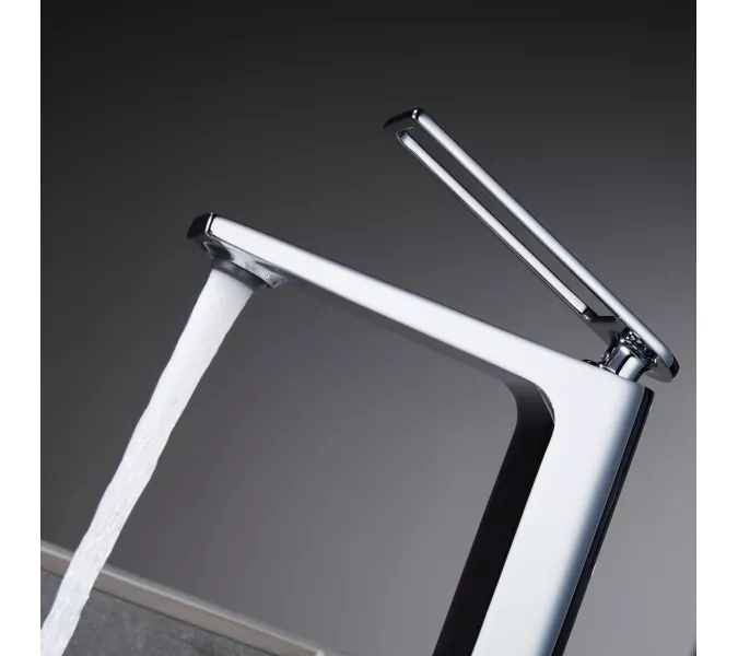 Смеситель для раковины Black&White UK9901C, Выбрать цвет: Хром, изображение 6