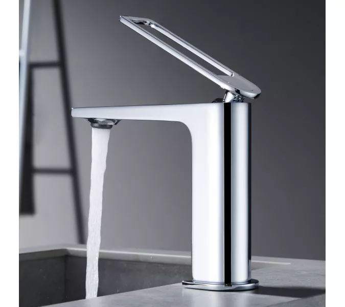 Смеситель для раковины Black&White UK9901C, Выбрать цвет: Хром, изображение 2