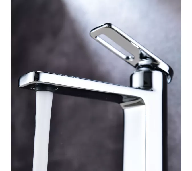 Смеситель для раковины Black&White GF-7103-С, Выбрать цвет: Хром, изображение 5