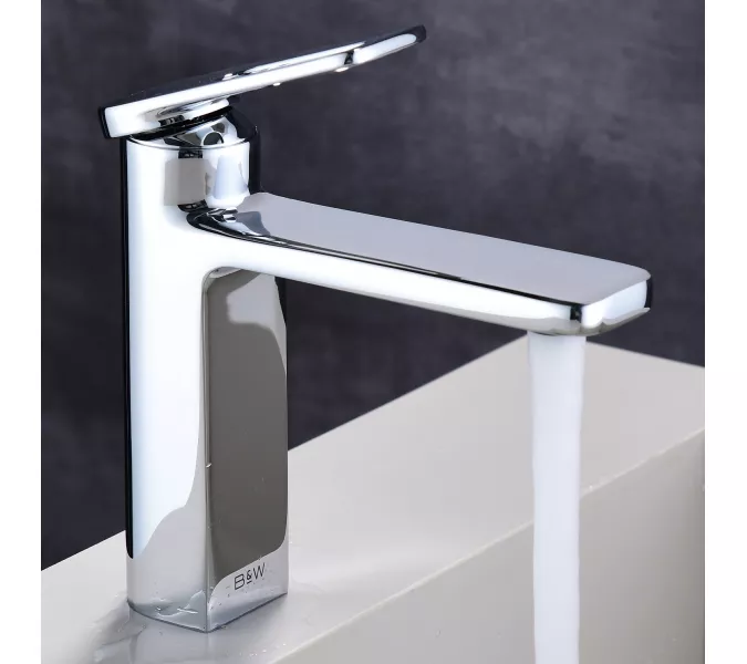 Смеситель для раковины Black&White GF-7103-С, Выбрать цвет: Хром, изображение 11