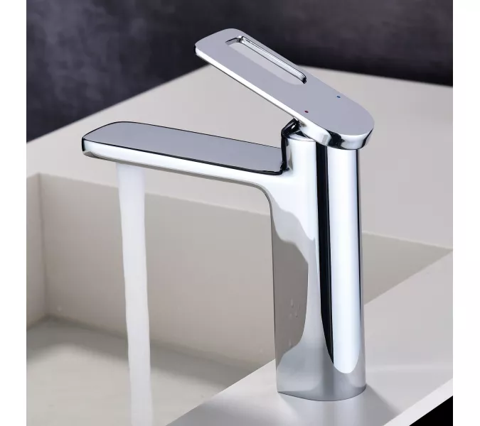 Смеситель для раковины Black&White GF-7103-С, Выбрать цвет: Хром, изображение 10