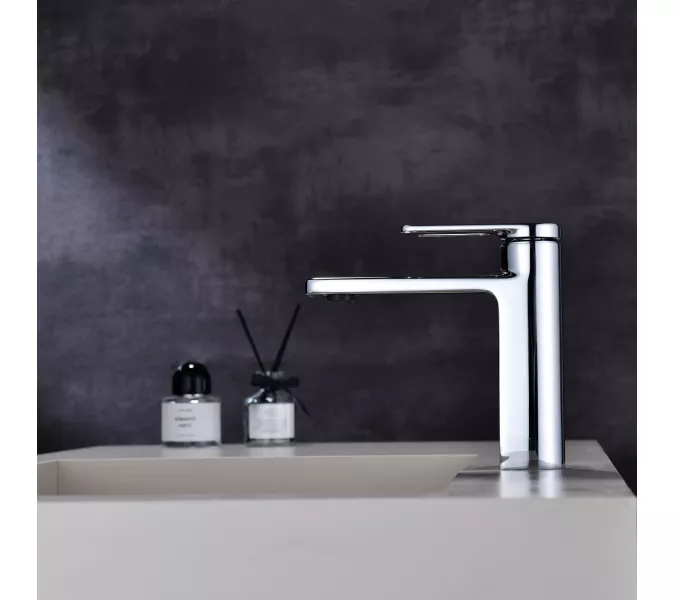 Смеситель для раковины Black&White GF-7103-С, Выбрать цвет: Хром, изображение 9