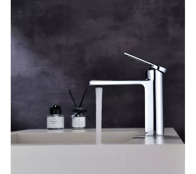 Смеситель для раковины Black&White GF-7103-С, Выбрать цвет: Хром, изображение 8