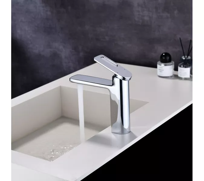 Смеситель для раковины Black&White GF-7103-С, Выбрать цвет: Хром, изображение 12