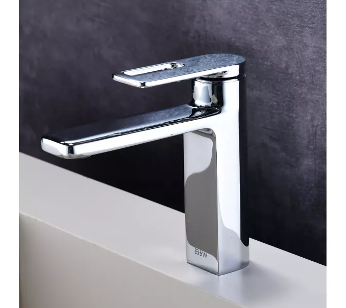 Смеситель для раковины Black&White GF-7103-С, Выбрать цвет: Хром, изображение 2