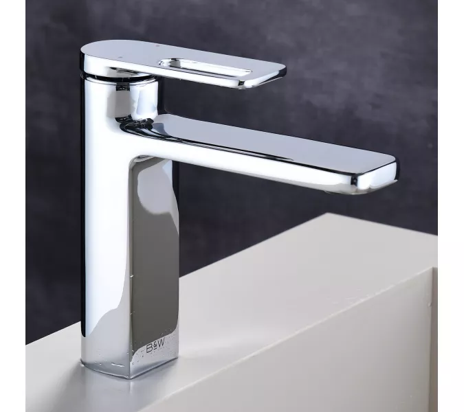 Смеситель для раковины Black&White GF-7103-С, Выбрать цвет: Хром