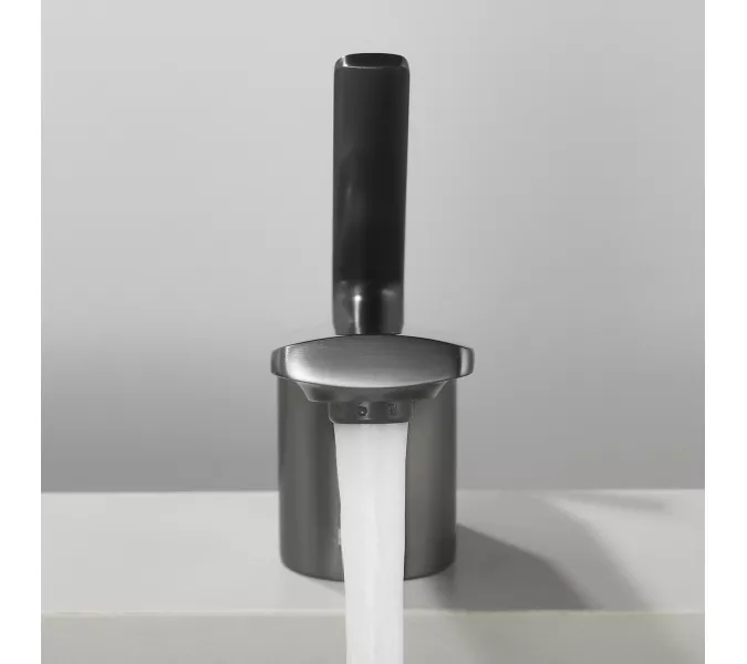 Смеситель для раковины Black&White GF-7104-GM, Выбрать цвет: Оружейная сталь, изображение 6