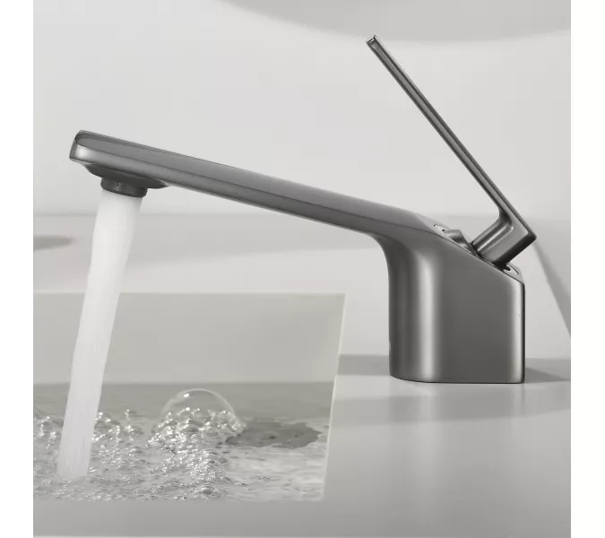 Смеситель для раковины Black&White GF-7104-GM, Выбрать цвет: Оружейная сталь, изображение 5