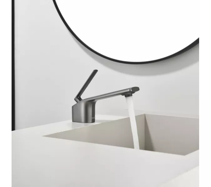 Смеситель для раковины Black&White GF-7104-GM, Выбрать цвет: Оружейная сталь, изображение 13