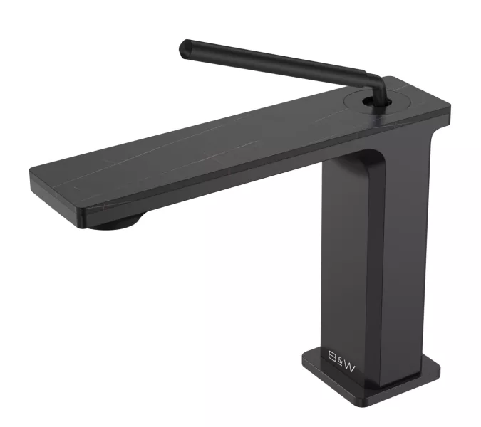 Смеситель для раковины Black&White GF-7105-MB, Выбрать цвет: Черный