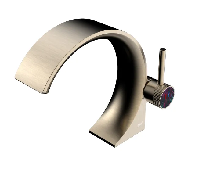 Смеситель для раковины Black&White GF-7106-BG, Выбрать цвет: Золото