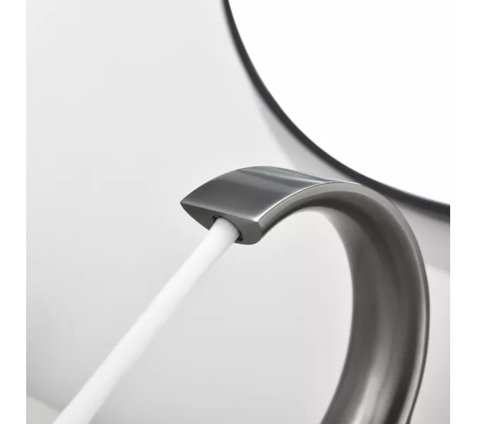 Смеситель для раковины Black&White GF-7106-GM, Выбрать цвет: Оружейная сталь, изображение 12