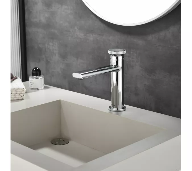 Смеситель для раковины Black&White GF-7107-С, Выбрать цвет: Хром