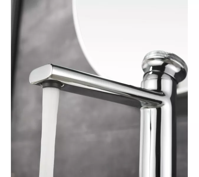 Смеситель для раковины Black&White GF-7107-С, Выбрать цвет: Хром, изображение 3