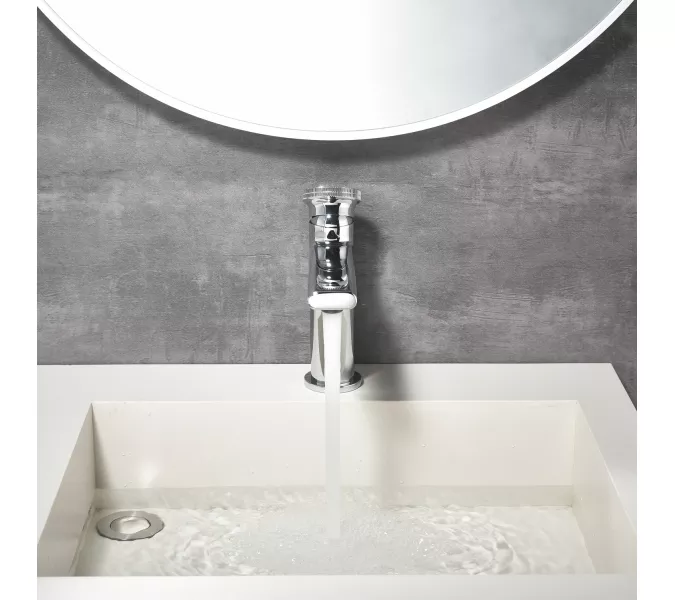 Смеситель для раковины Black&White GF-7107-С, Выбрать цвет: Хром, изображение 10