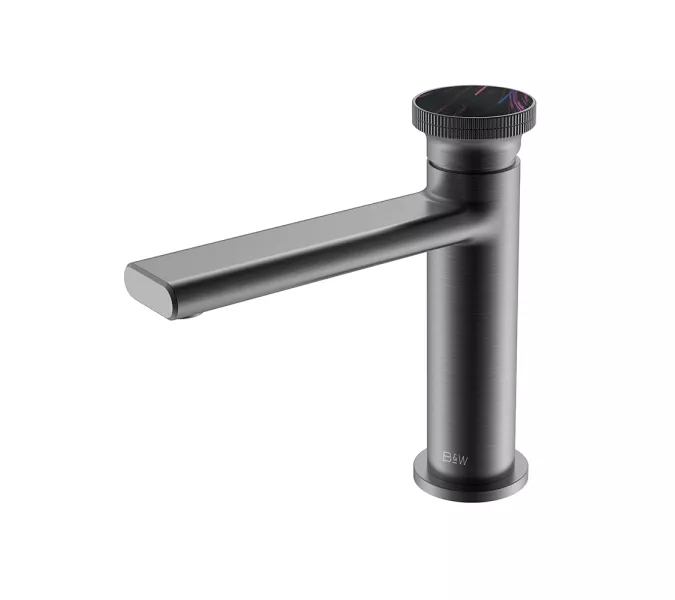 Смеситель для раковины Black&White GF-7107-GM, Выбрать цвет: Оружейная сталь