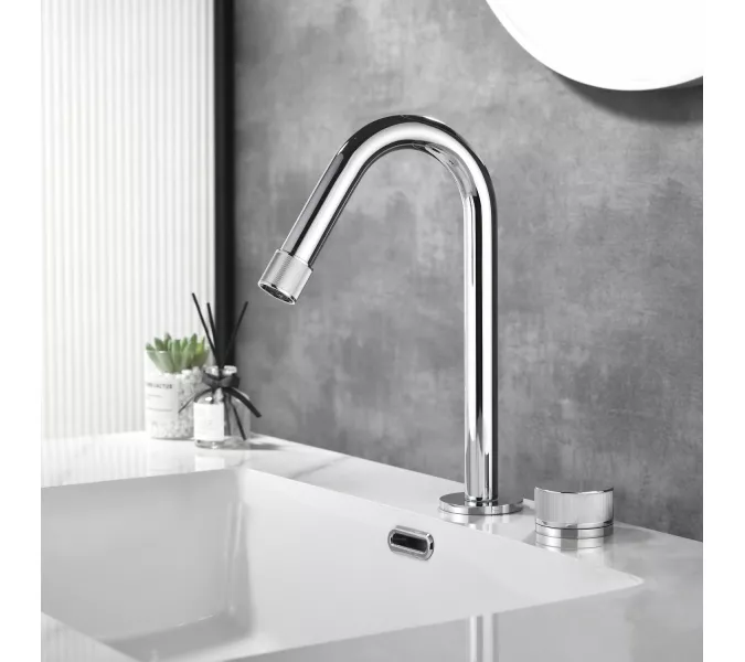 Смеситель для раковины Black&White GF-7108-С, Выбрать цвет: Хром