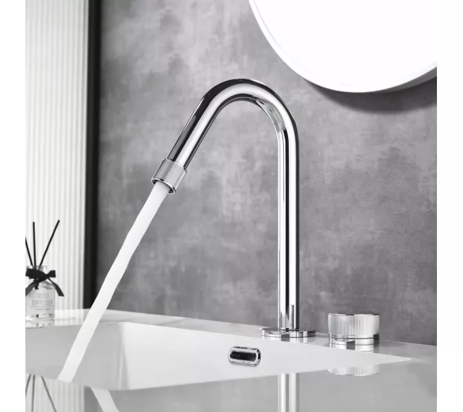 Смеситель для раковины Black&White GF-7108-С, Выбрать цвет: Хром, изображение 12