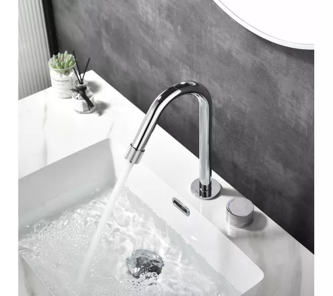 Смеситель для раковины Black&White GF-7108-С, Выбрать цвет: Хром, изображение 11