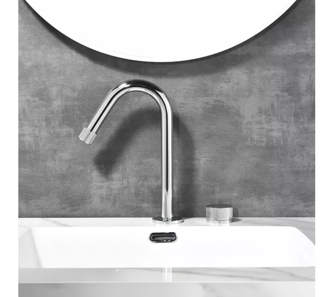 Смеситель для раковины Black&White GF-7108-С, Выбрать цвет: Хром, изображение 10