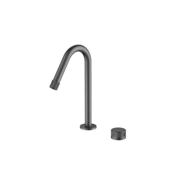 Смеситель для раковины Black&White GF-7108-GM, Выбрать цвет: Оружейная сталь