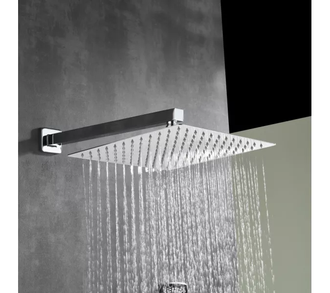 Встроенная душевая система Black & White GH-9101-C, Выбрать цвет: Хром, изображение 5