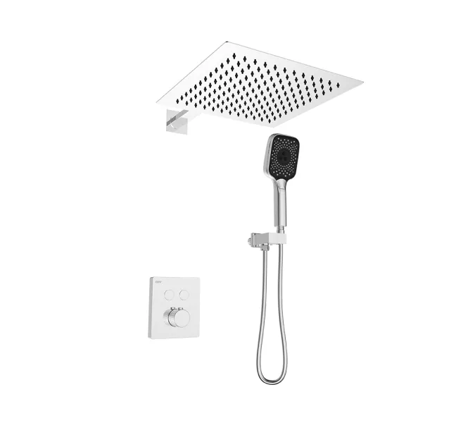 Встроенная душевая система Black & White GH-9101-C, Выбрать цвет: Хром