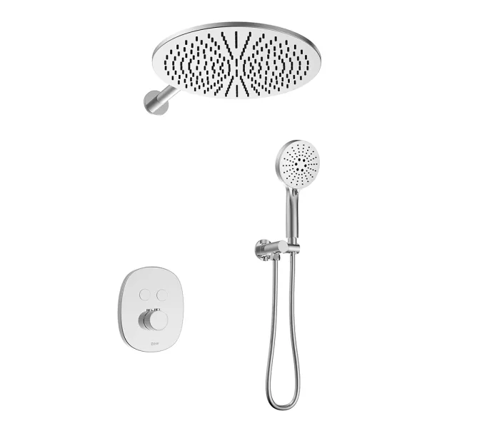 Встроенная душевая система Black & White GH-9201-C, Выбрать цвет: Хром