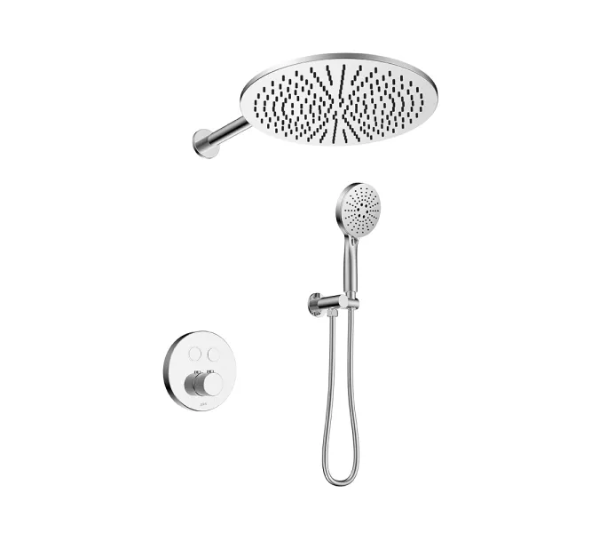 Встроенная душевая система Black & White GH-9301-C, Выбрать цвет: Хром