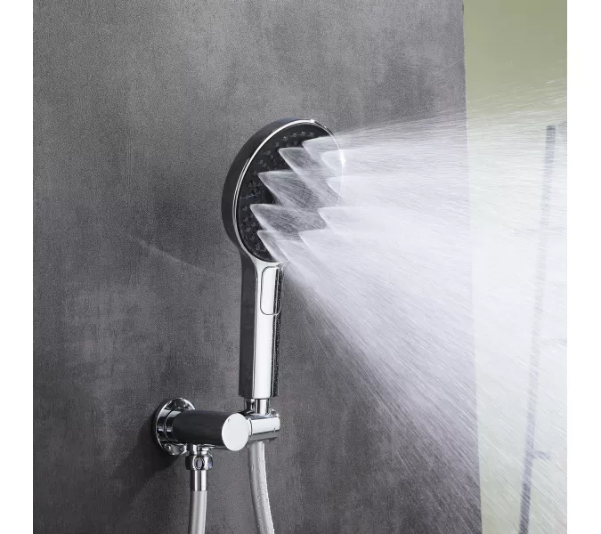 Встроенная душевая система Black & White GH-9401-MC, изображение 4